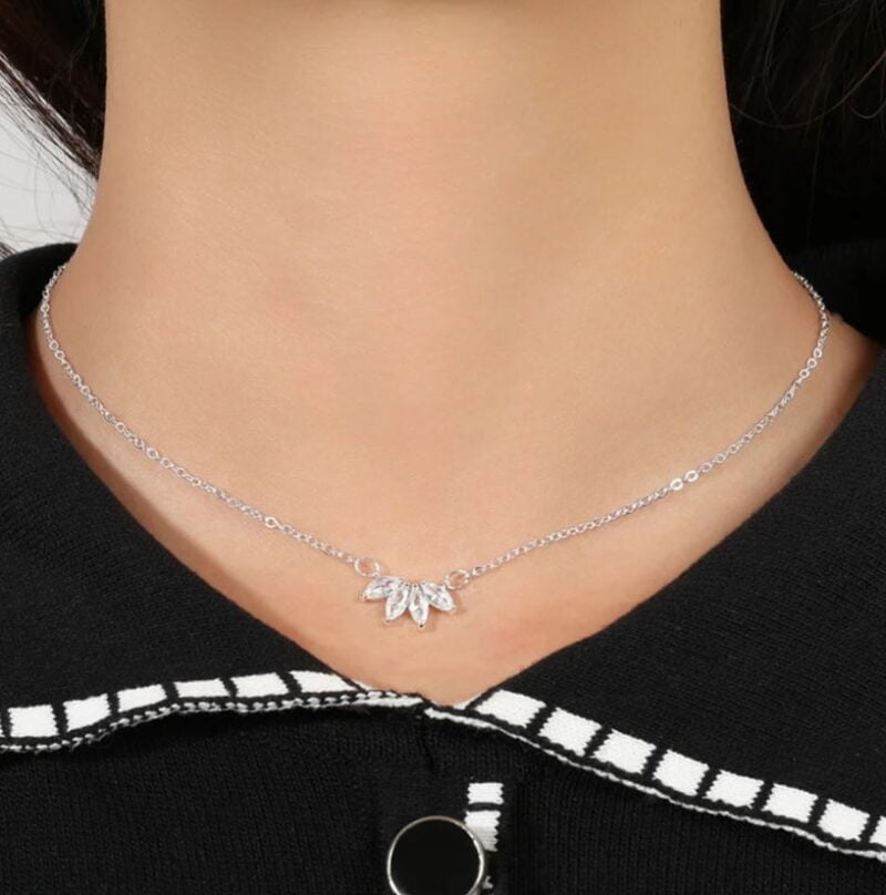 Flower Diamond Necklace