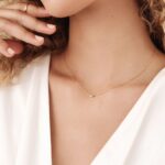 Baguette Diamond Necklace in Gold