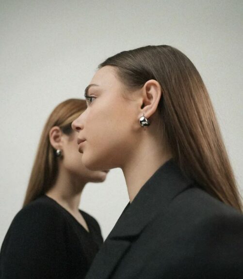 Stunning 925 Sterling Silver Filled Women’s Polished Hoop Dangle Earrings